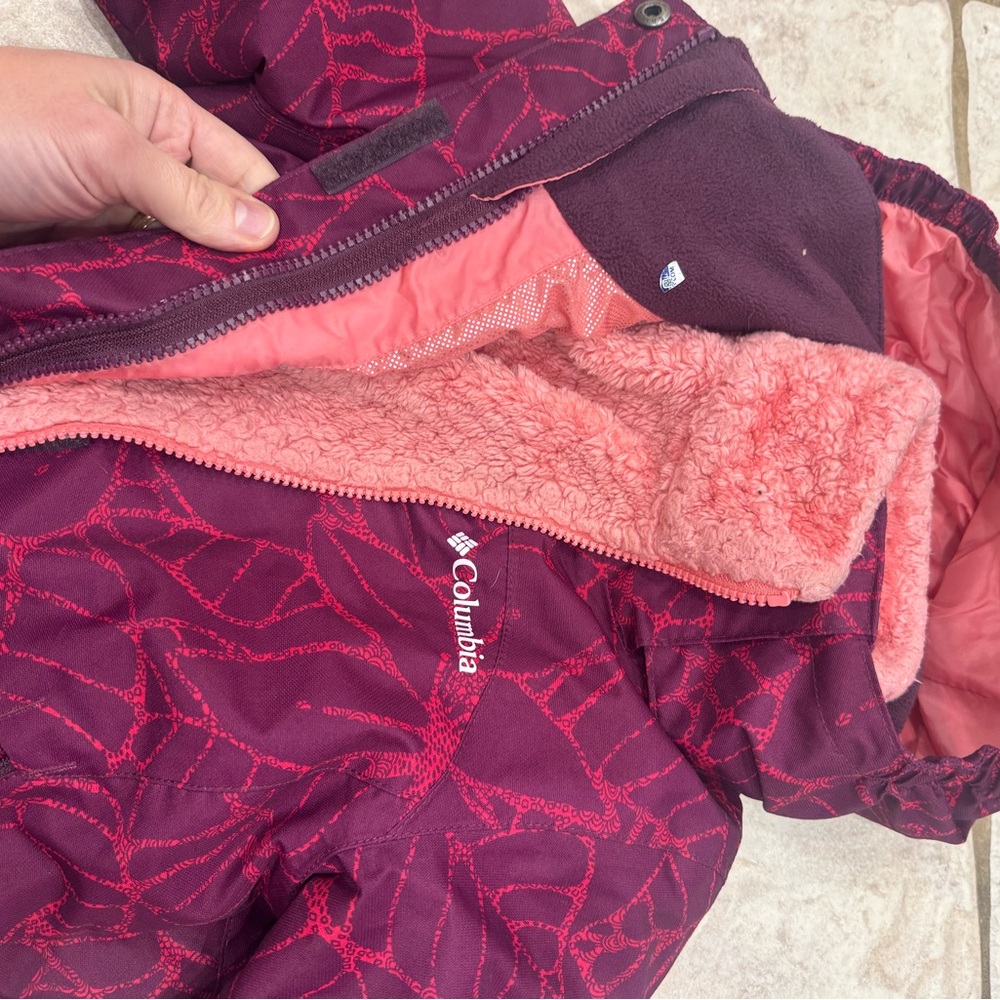 Columbia Fleece Jacket in Pink and Purple